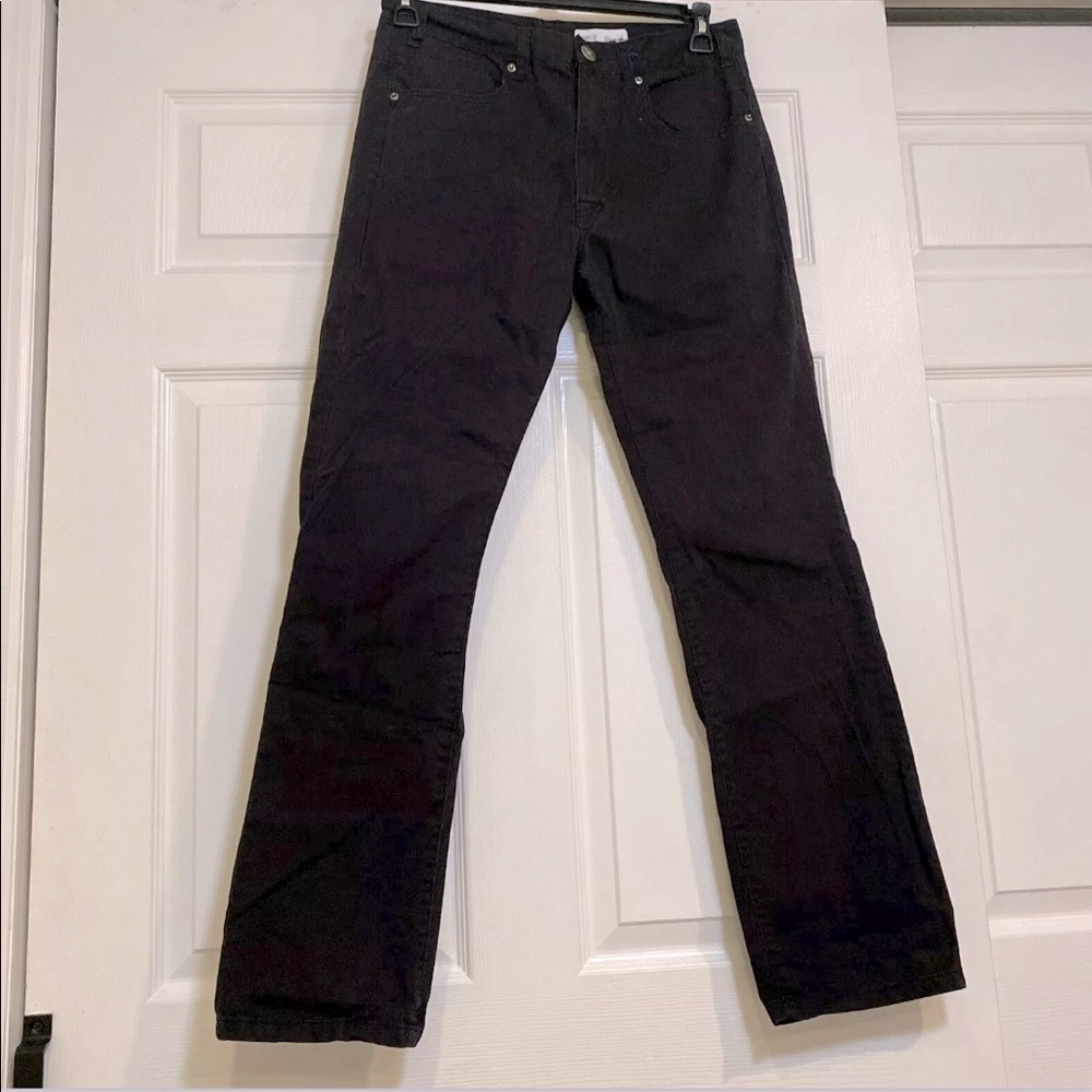 Mens Denim & Co black denim jeans size 30W 32L